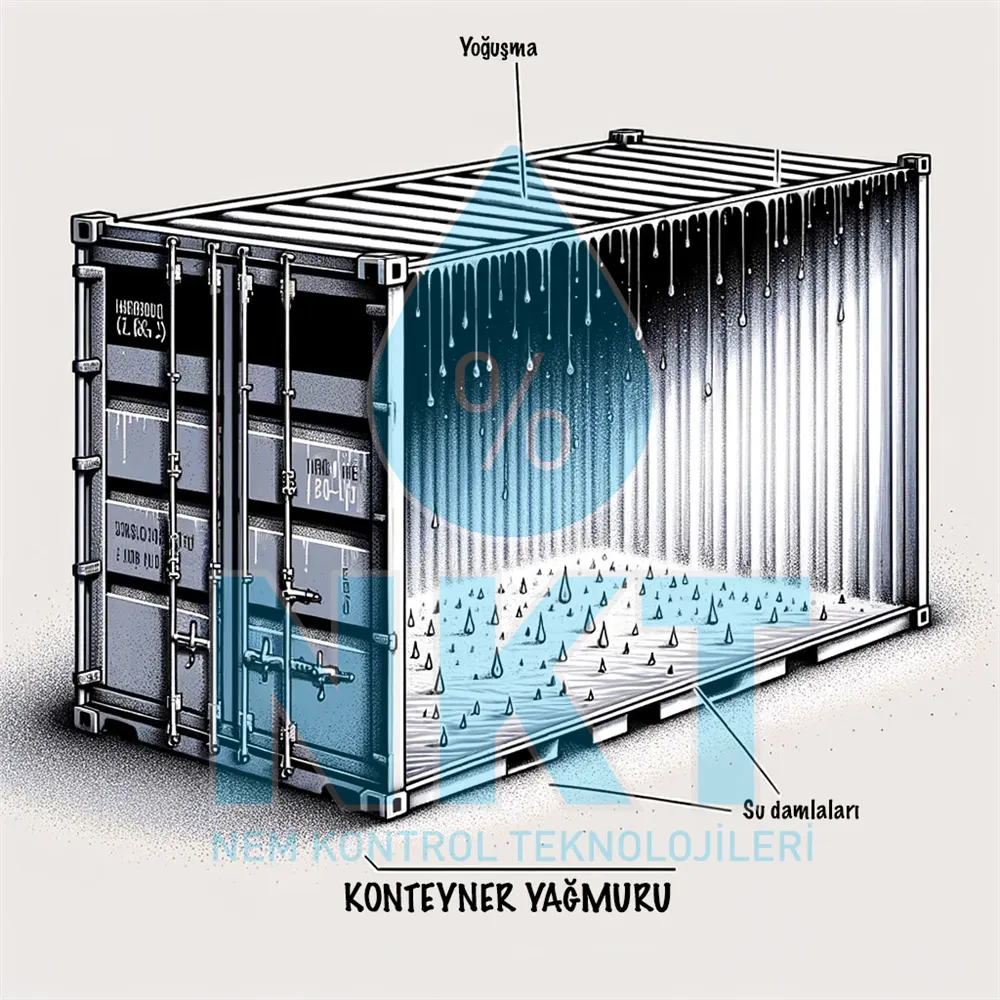 Container Rain - Plastic Granule Damage